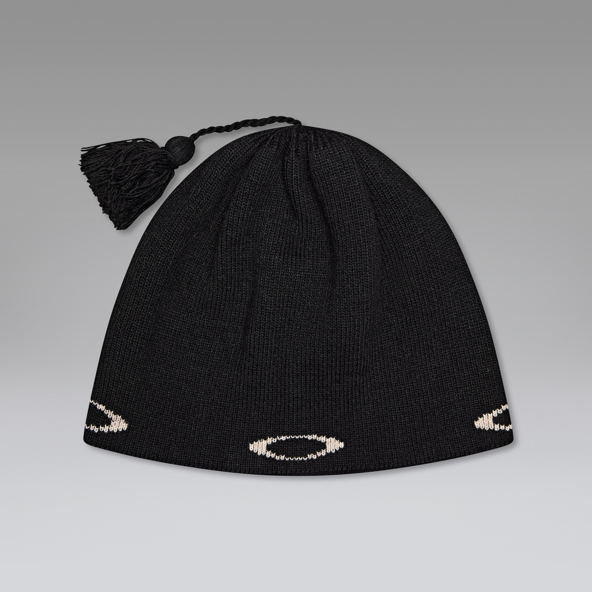Oakley Tc Nordic Tassle Beanie In Black