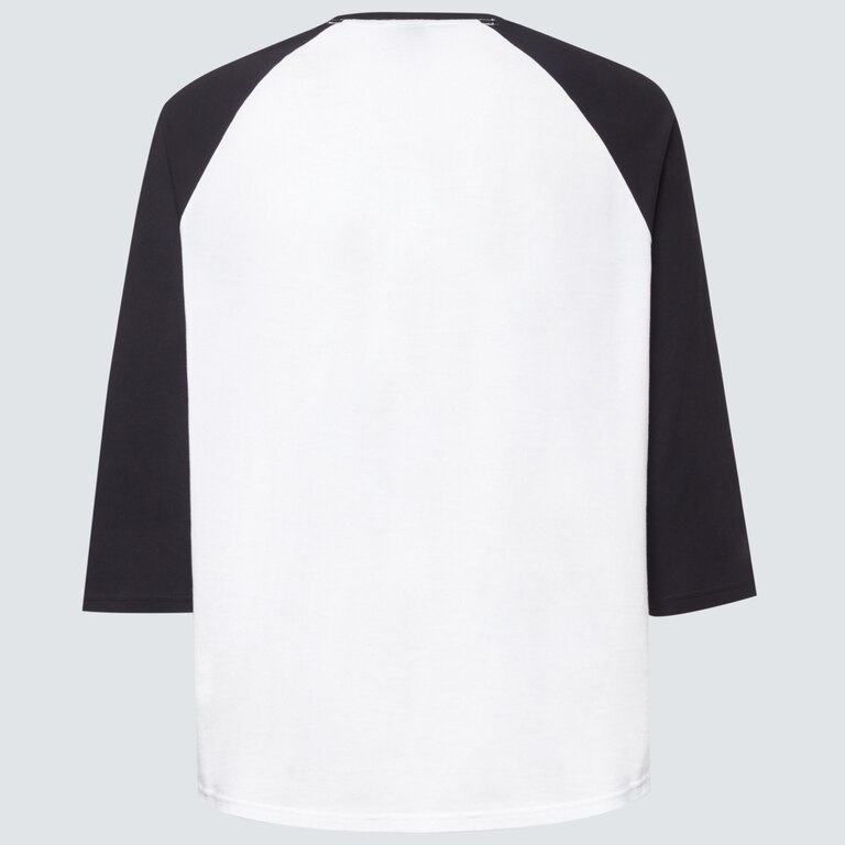 Relax Raglan 3/4 Tee - Off White/Black