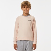 （子供用）Enhance  Fleece Crew Ytr 2.7 - Pink Dust