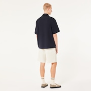 Cuban Collar SS Shirt - Blackout