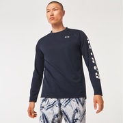 Slant Logo Print L/S Tee 6.0 - Fathom