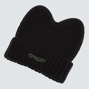 Floppy Beanie - Black/Green