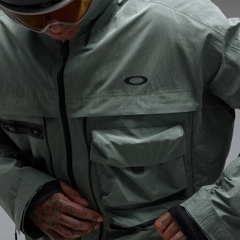 Mthod Glow Shell Jacket​ - Reflective Camo Av Green