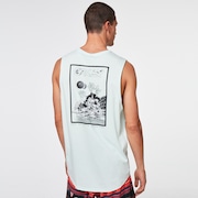 Interstellar Great Wave Tank Top - Bay Green