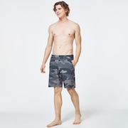 Hybrid Camo Short 19 - Gray Camouflage
