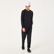 Slant Logo Print L/S Tee 12.0 - Blackout