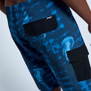 Jellyfish Printed Boardshorts - Simple Blue