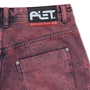 Bermuda Masc Mod Distressed Denin Shorts Piet - Fathom