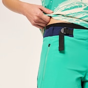 W. Seeker Airline Short - Green/Blue