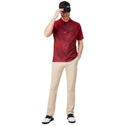Mirror Graphic Polo - Raspberry