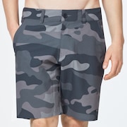 Hybrid Camo Short 19 - Gray Camouflage