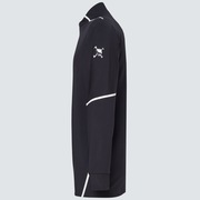 Skull Synchronism Ls Mock Shirt - Blackout