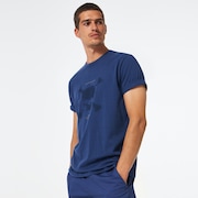 Blurred Scatter Skull Tee - Poseidon