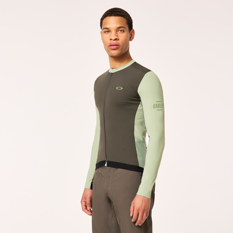 Elements Point To Point Ls Jersey - New Dark Brush/New Jade