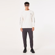 En New Retro L/S Tee Fhr 1.7 - Arctic White
