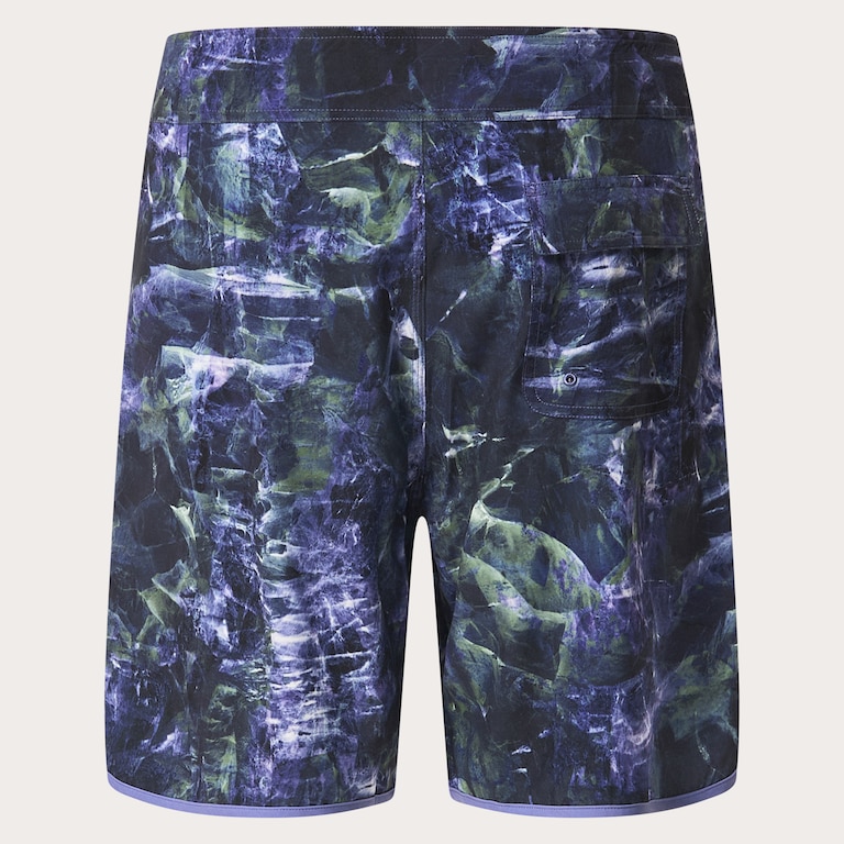 Session Rc 19" Boardshort - Rocks Print Black