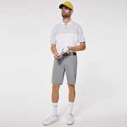 Hexad Block Polo - White