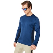 Knockdown Mixed Fleece Crew - Dark Blue