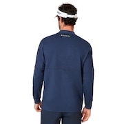 Bimaterial Fleece - Foggy Blue