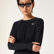 Radiant Qd Op L/S Tee 10.0 - Blackout