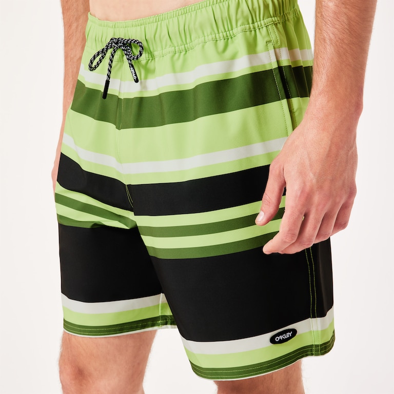Sunset RC 19” Boardshort - Gradient Stripes Light Green