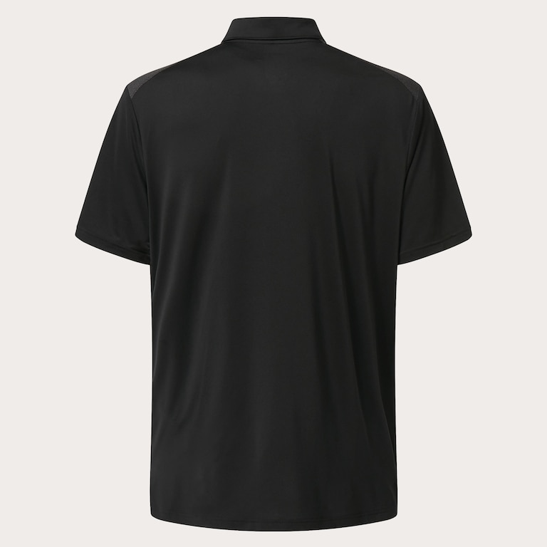 Jacquard Printed Polo - Blackout