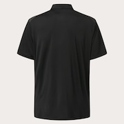 Jacquard Printed Polo - Blackout