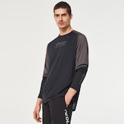 Factory Pilot Mtb Ls Jersey II - Black/Forged Iron