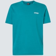 Rounded Flowers Tee - Green Lake