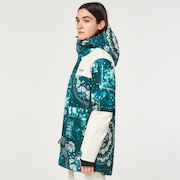 Tc Aurora Rc Insulated Jacket - Green Bandana Pt/White