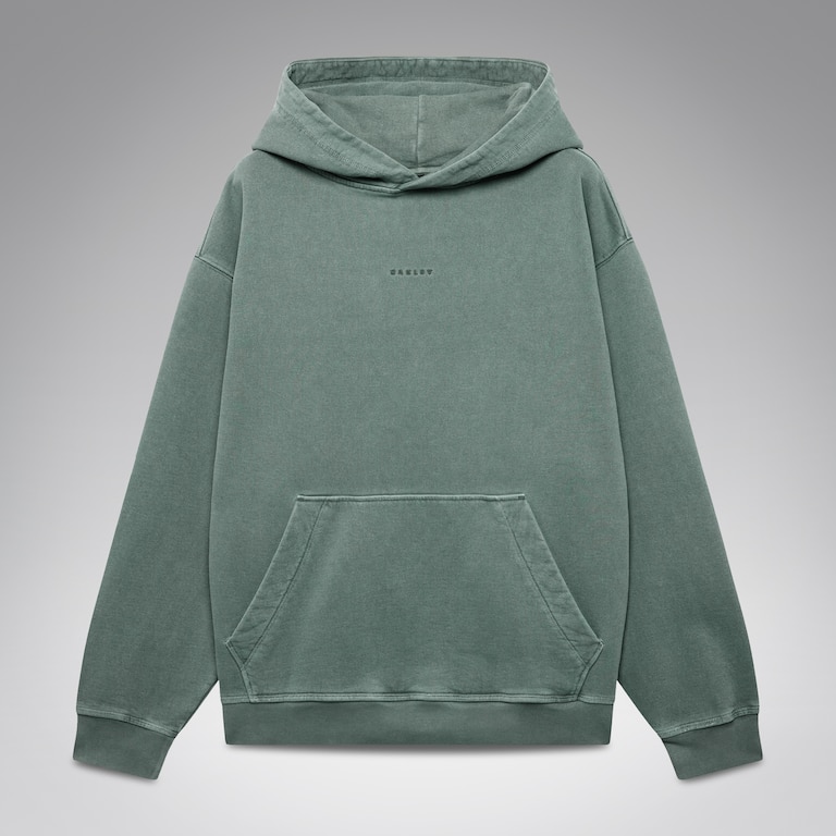 Echo Mod Embroidered Hoodie - Aviator Green