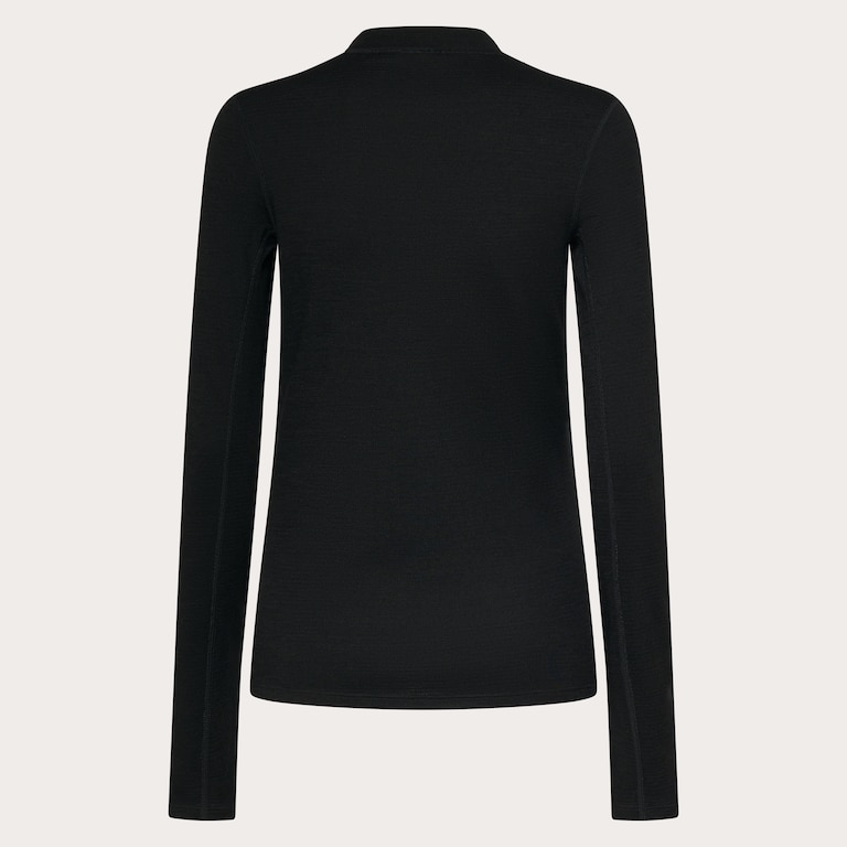 W. Spruce Wool LS Base Layer - Blackout
