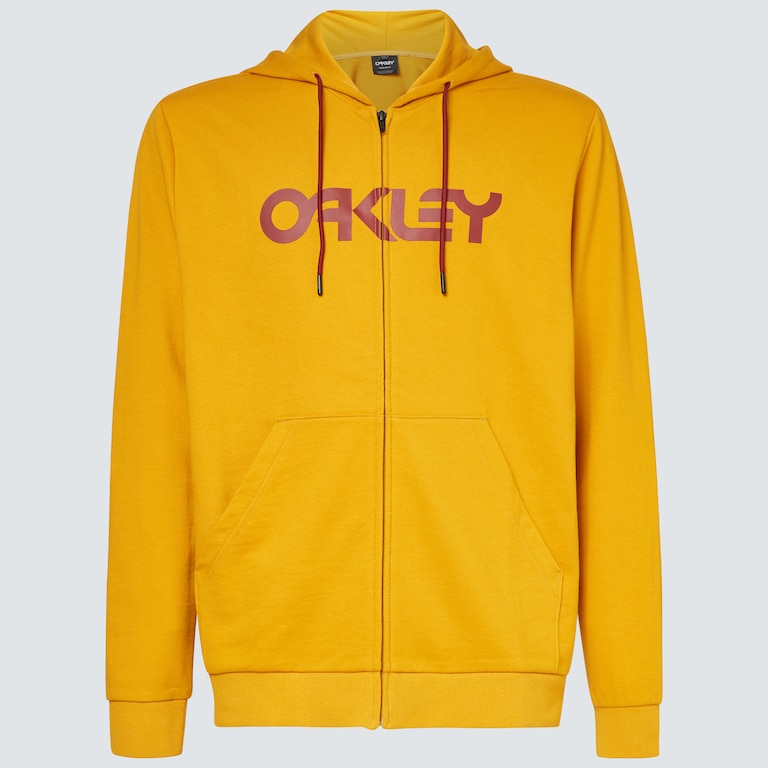 Teddy Full Zip Hoodie - Amber Yellow
