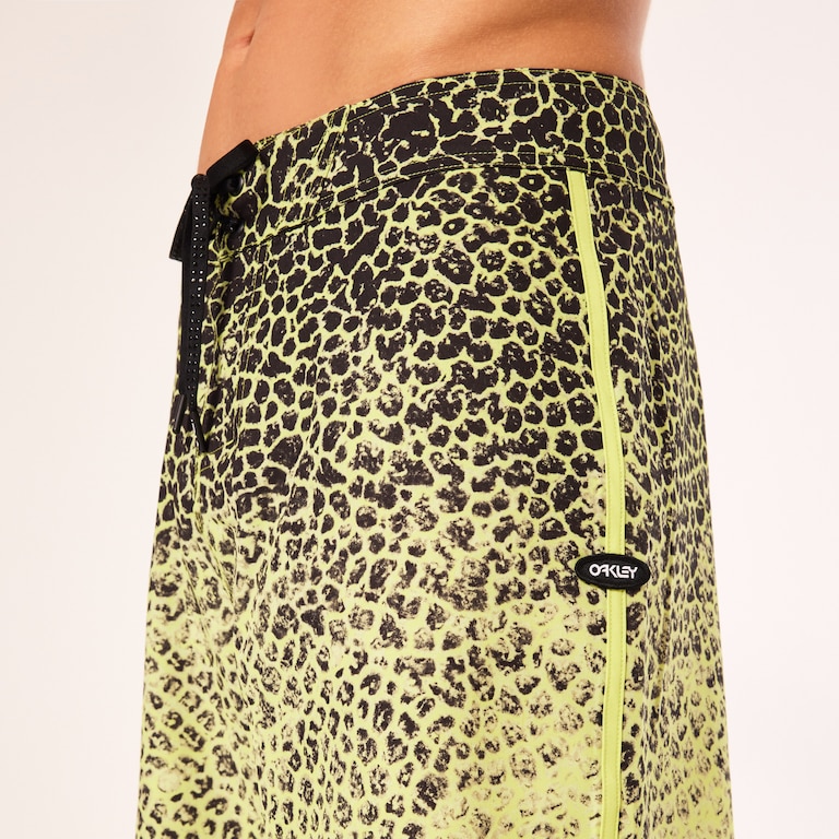 Session Rc 19" Boardshort - Gradient Crackle Black/Yellow