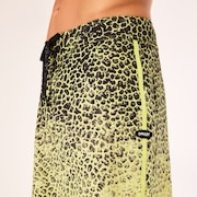 Session Rc 19" Boardshort - Gradient Crackle Black/Yellow