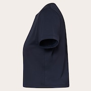 Radiant Essential Cropped Tee - Pitch Black