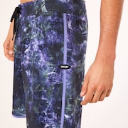 Session Rc 19" Boardshort - Rocks Print Black