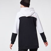Snowdrop DWR Fleece - Black/White