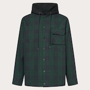 Bear Cozy Hooded Jacket - Black/Green