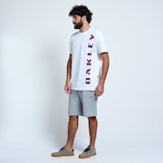 Camiseta Oakley Big Bark - Branco/Branco