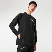 Skull Water Resistant Pullover - Blackout
