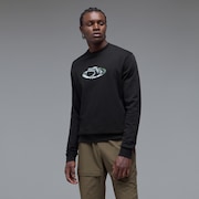 Animatronic Frog Crewneck - Pitch Black