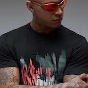 Hibiscus Camo Tee - Pitch Black