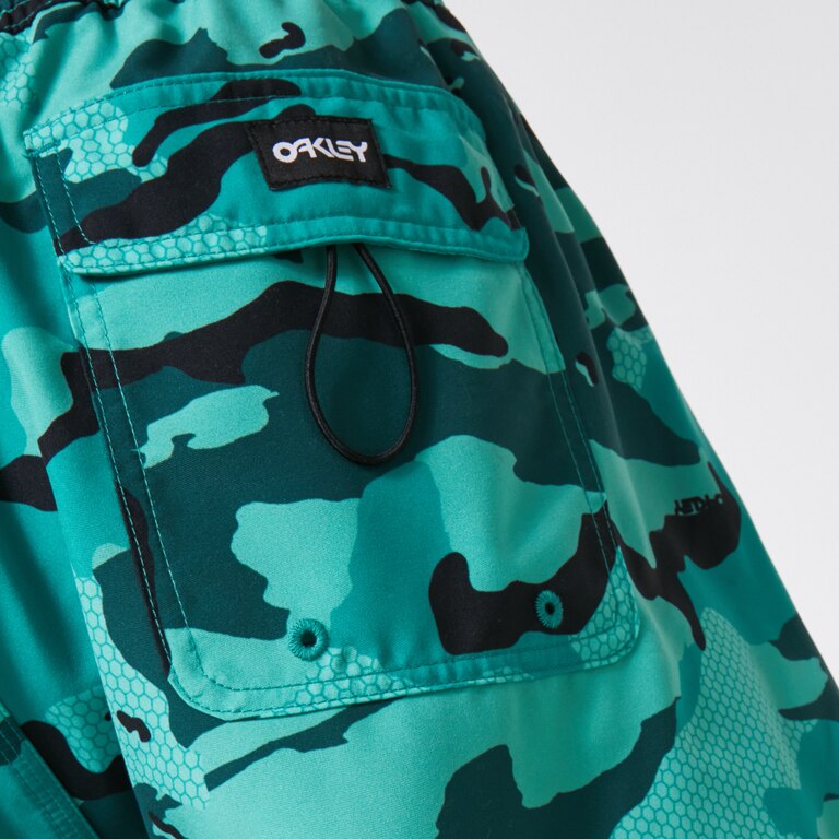 Camo 18 Beach Short - B1B Camo Green