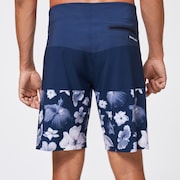 Floral Seamless 20 Boardshort - Blue/Flowers