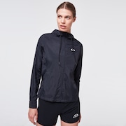 Run Free FZ Hooded Jacket - Blackout