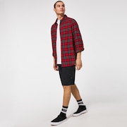LS Check Shirt - Black/Red/Gray Check