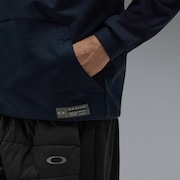 Striking Matelasse Hoodie - Fathom