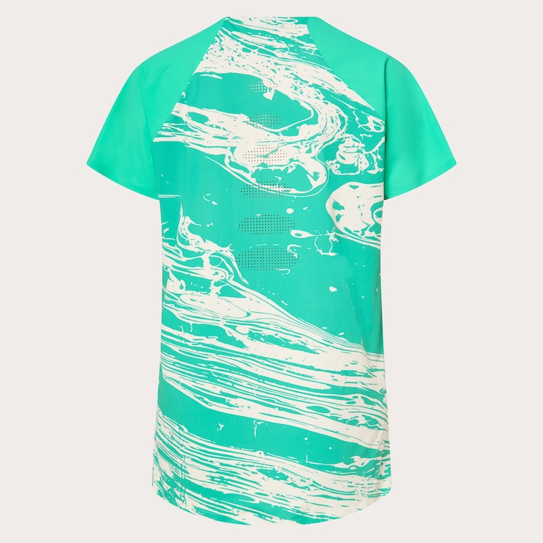 W Seeker Airline SS Jersey - Duality Swirl White/Mint