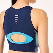 W Pursuit Cropped Top - Team Navy